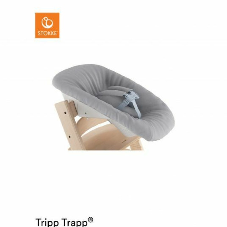 * Stokke Tripp Trapp Newborn Set (Neugeborenenset Mit Verstellbarem Winkel Und Spielzeughalter) Grey / Grau