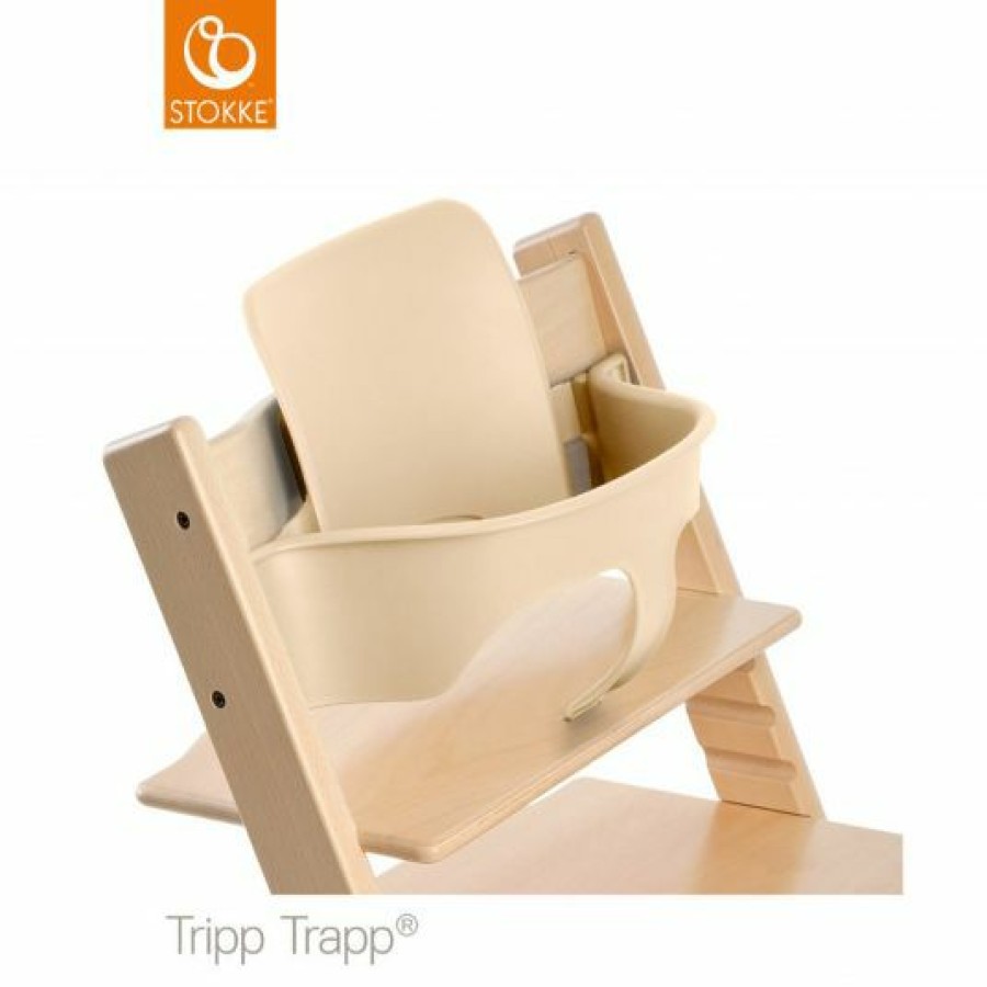 * Stokke Baby Set Fur Tripp Trapp Hochstuhl (Ruckenlehne Und Schutzbugel) Natur