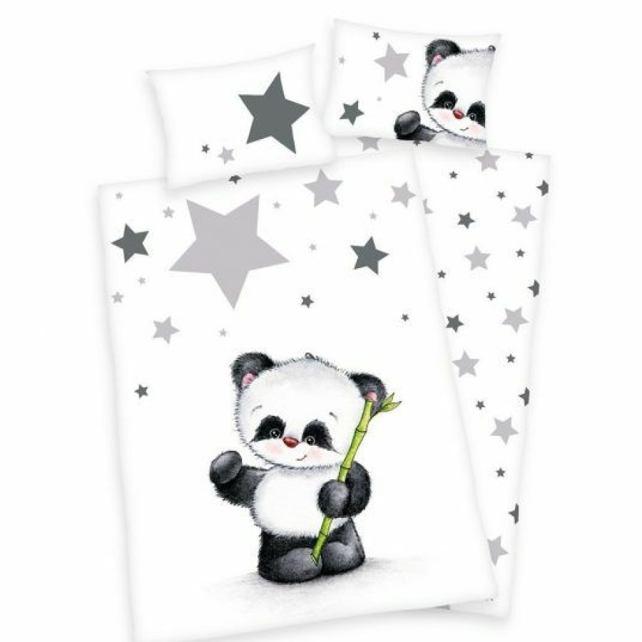 * Baby Best Wende-Bettwasche 100 X 135 Cm Kleiner Panda