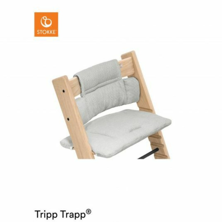 * Stokke Sitzverkleinerer / Sitzkissen Classic Fur Tripp Trapp Hochstuhl Nordic Grey