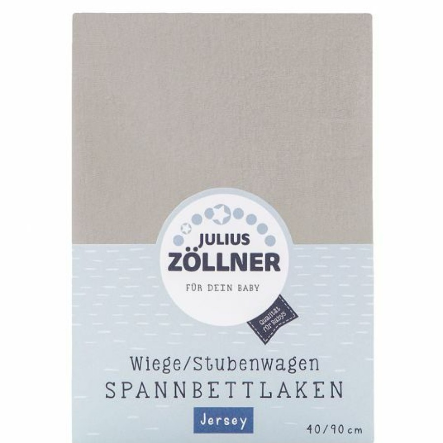 * Julius Zollner Spannbetttuch Fur Kleine Matratzen 40 X 90 Cm Taupe