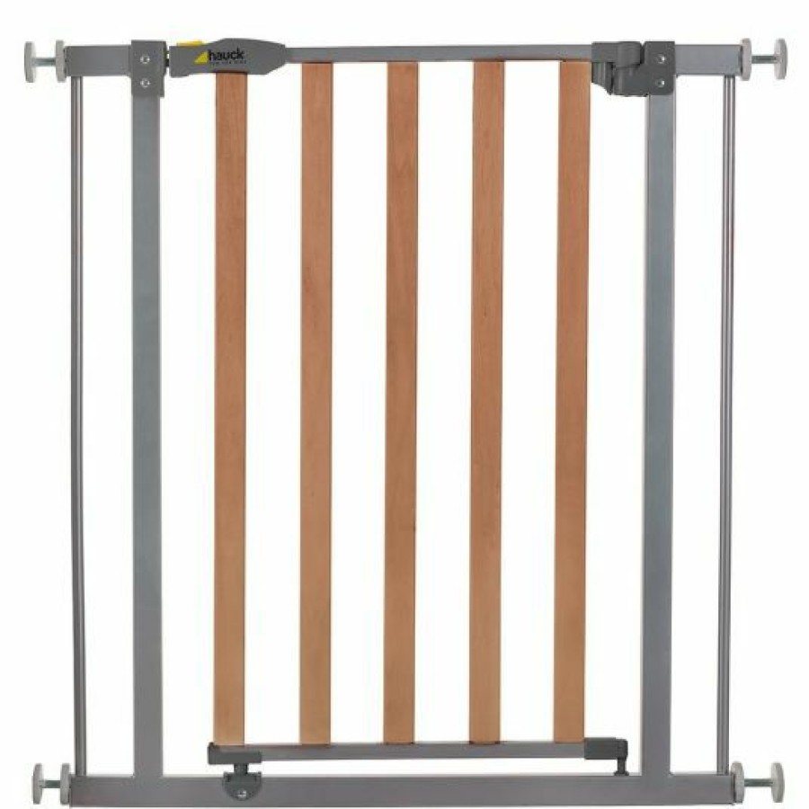 * Hauck Turschutzgitter Wood Lock Safety Gate 75 81 Cm