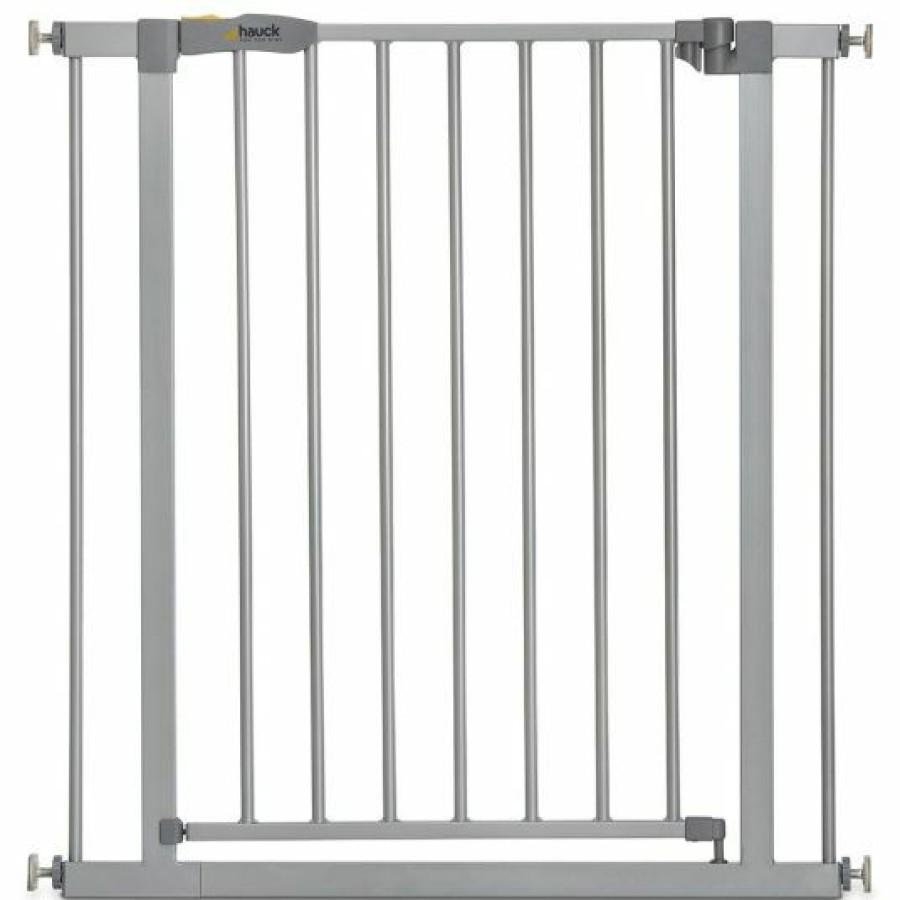 * Hauck Turschutzgitter Stop N Safe 2 (75 Bis 80 Cm) Ohne Bohren Silver