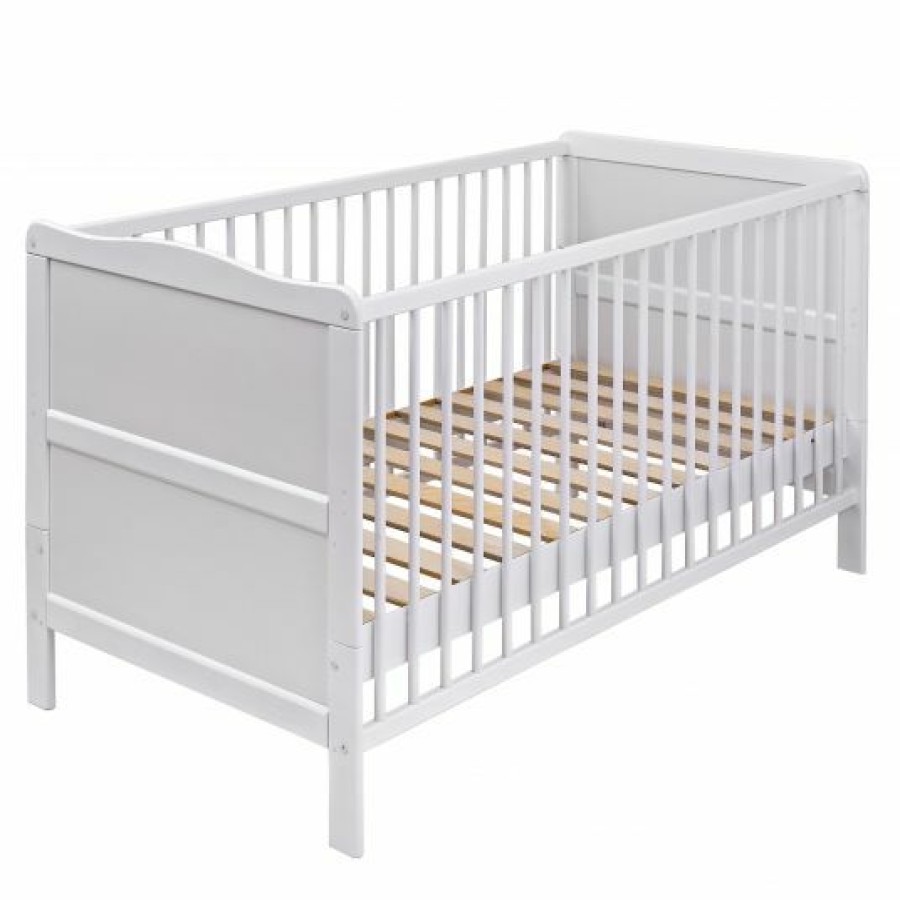 * Jonka Babybett Und Kinderbett Mona 70 X 140 Cm Weis