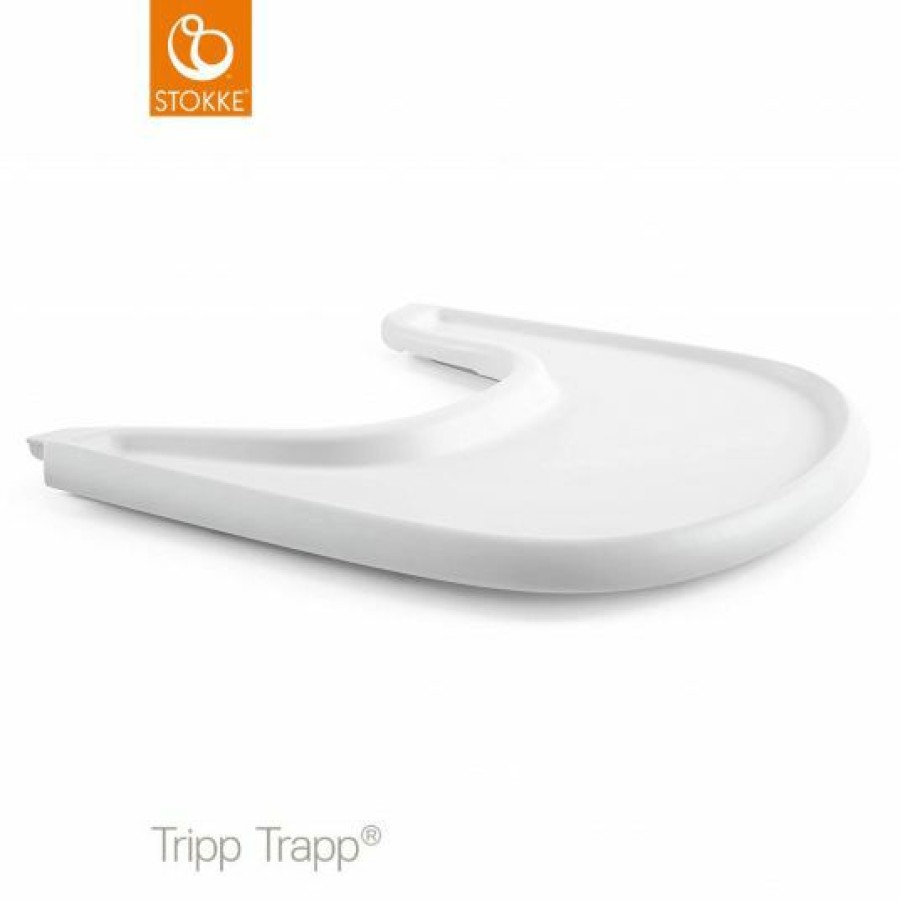 * Stokke Tripp Trapp Tray Essbrett Und Tisch Fur Hochstuhl White / Weiss