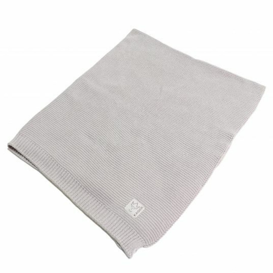 * Kaiser Babydecke Knitt Blanket In Strickoptik 75 X 100 Cm Light Grey Kollektion 2022