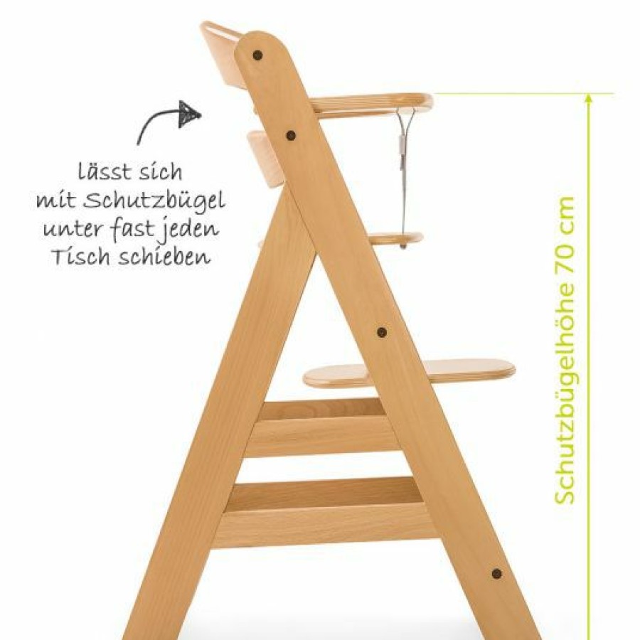 * Hauck Hochstuhl Alpha Plus Natur