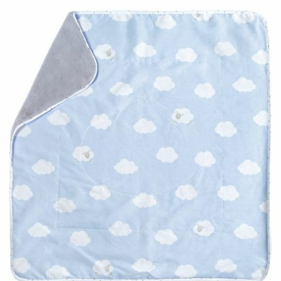 * Roba Kuscheldecke 80 X 80 Cm Kleine Wolke Blau