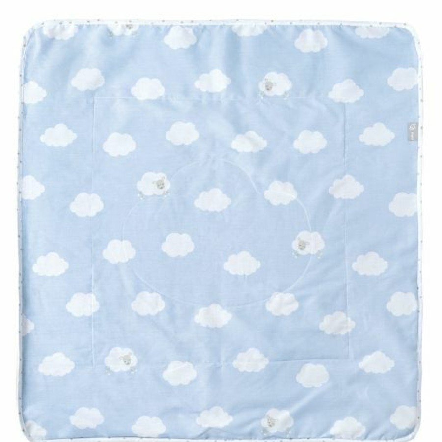 * Roba Kuscheldecke 80 X 80 Cm Kleine Wolke Blau