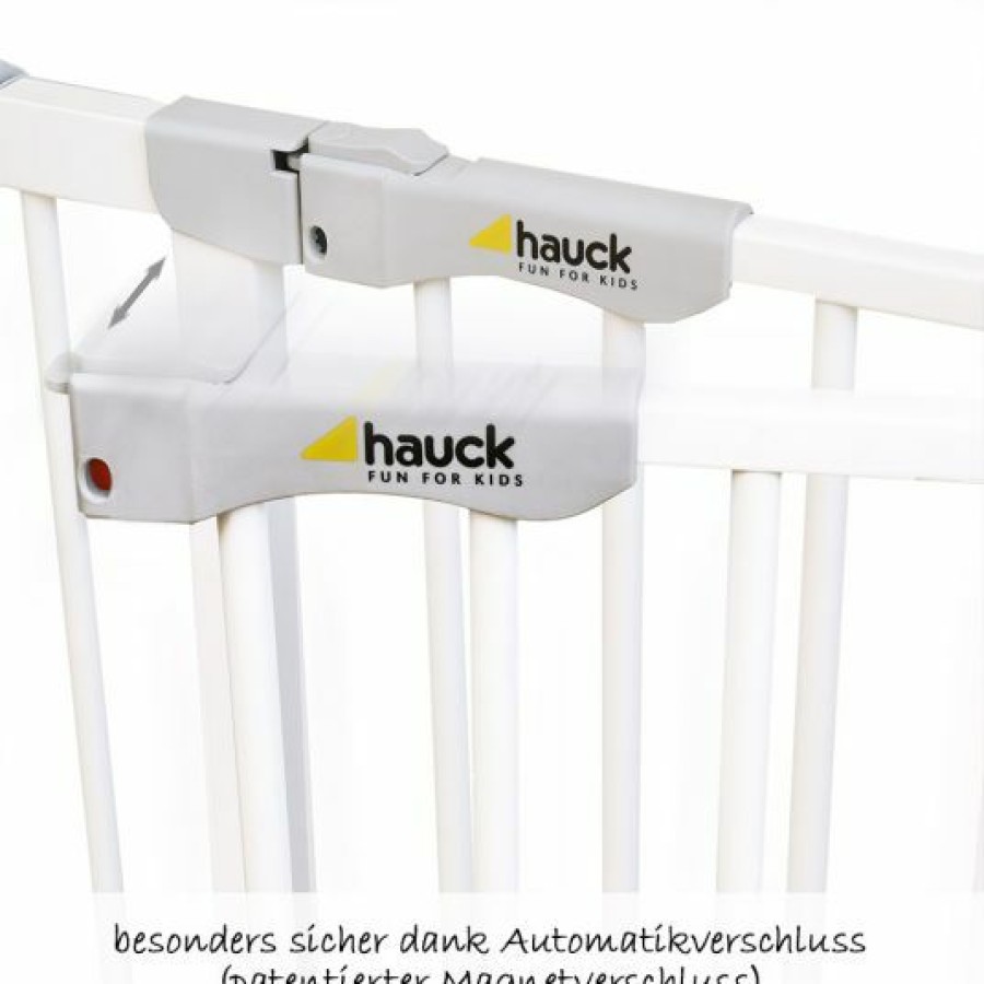 * Hauck Tur- & Treppenschutzgitter Autoclose'N Stop White