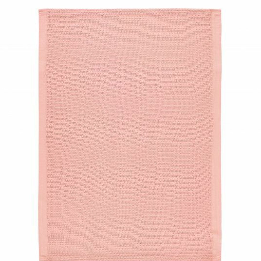 * Alvi Strick-Kuscheldecke Organic Cotton 75 X 100 Cm Pique Rose