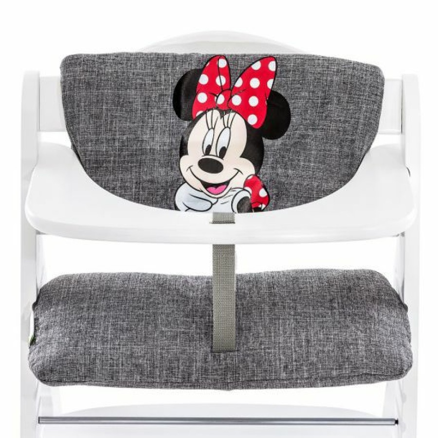 * Hauck Hochstuhlauflage & Sitzverkleinerer Disney Deluxe Minnie Grey