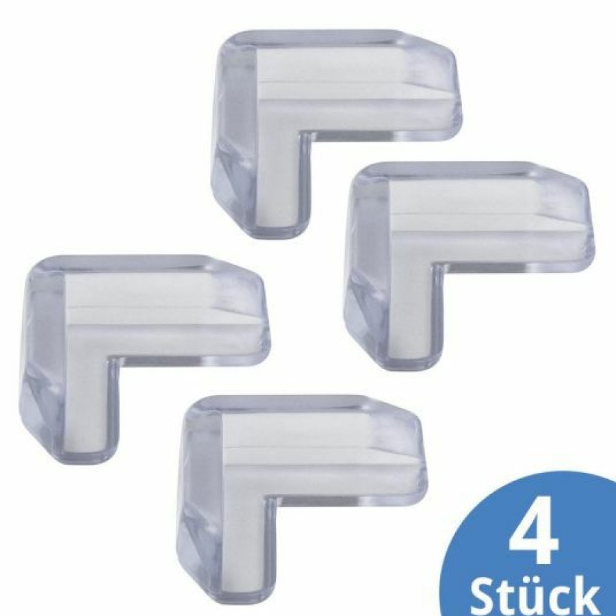 * Hartig + Helling Eckenschutz Fur Glastische 4Er Pack Transparent