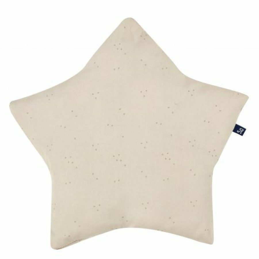 * Alvi Kuschelkissen Stern Organic Cotton Volant