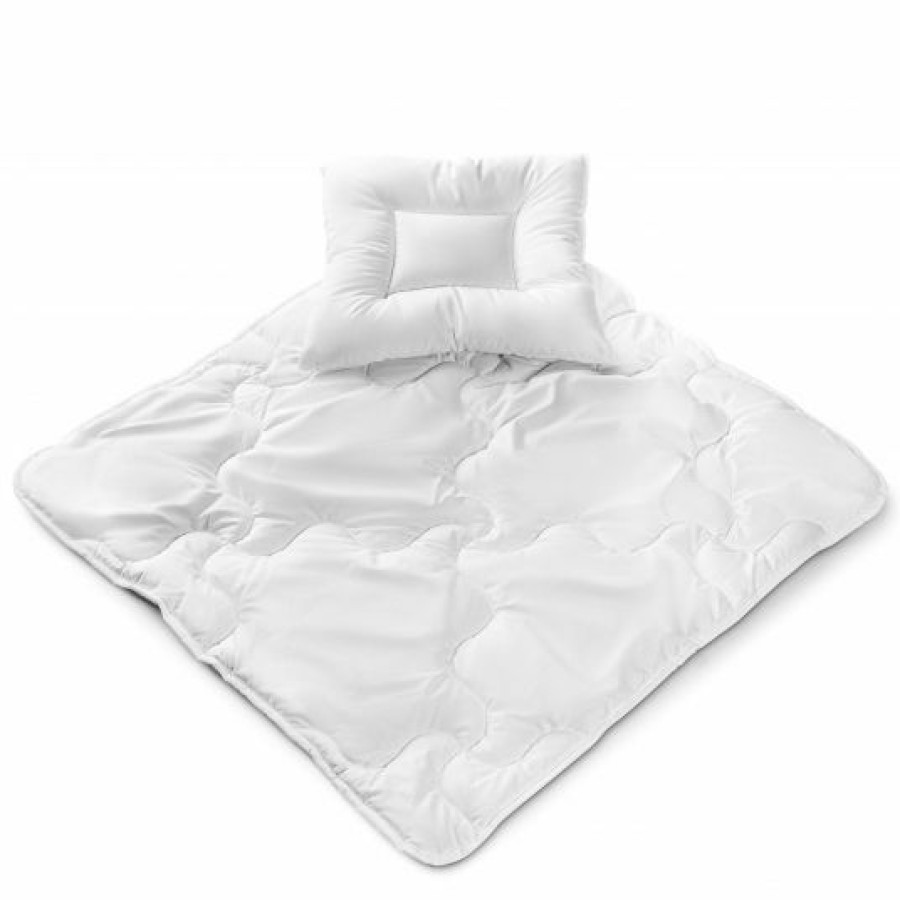 * Laloona Steppbett-Set Premium Complete 80 X 80 + 35 X 40 Cm Weis