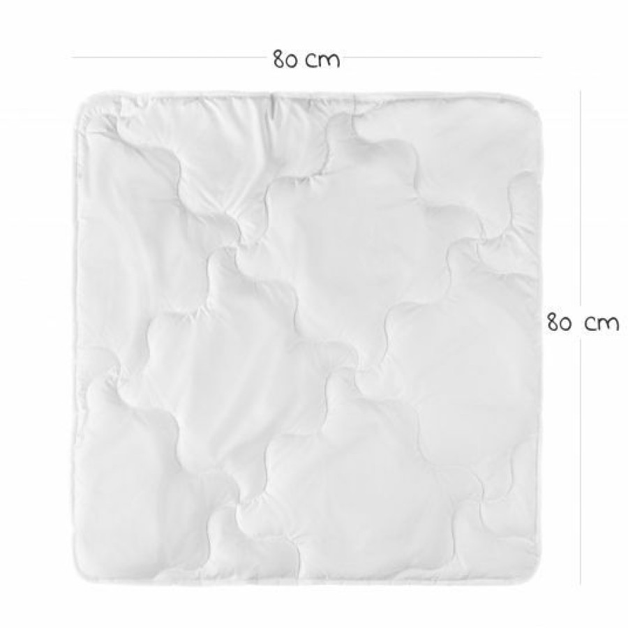 * Laloona Steppbett-Set Premium Complete 80 X 80 + 35 X 40 Cm Weis