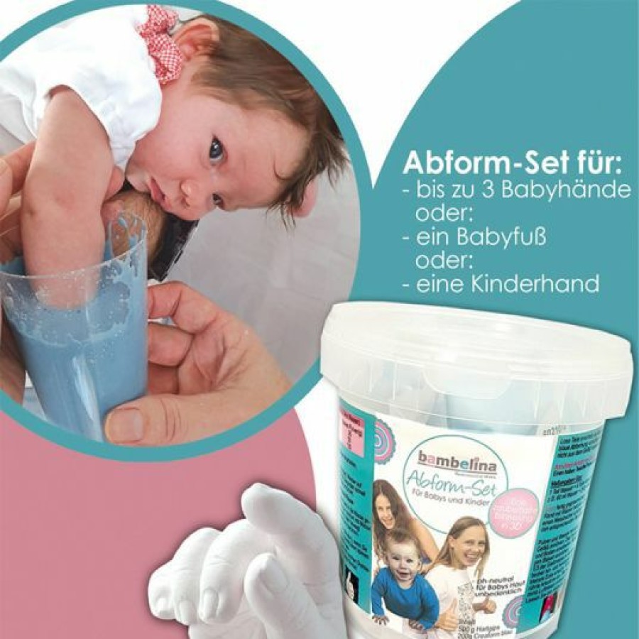 * Tausendschon Abform-Set Gipsabdruck Babyhand / Babyfus