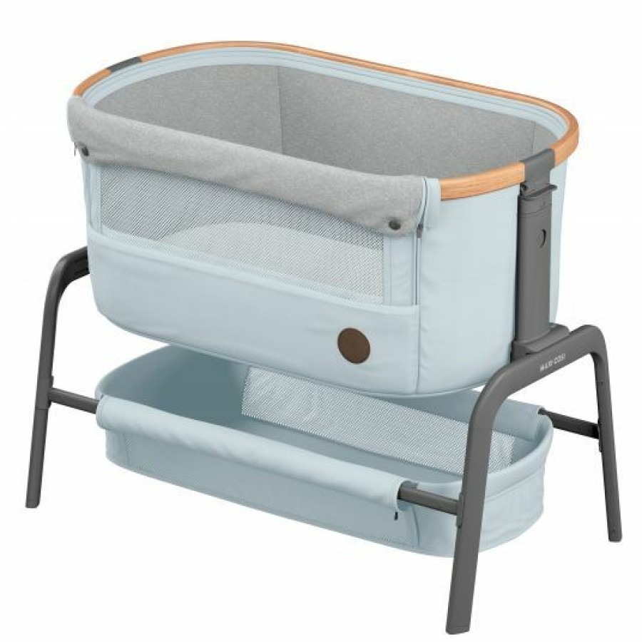 * Maxi-Cosi Beistellbett Iora Klappbar, Inkl. Matratze & Reisetasche Essential Grey Kollektion 2022