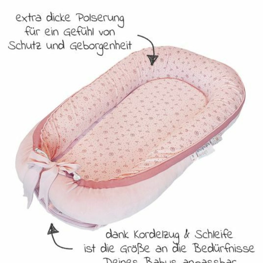 * Bebe-Jou Babynest / Kuschelnestchen Fabulous Wish Pink