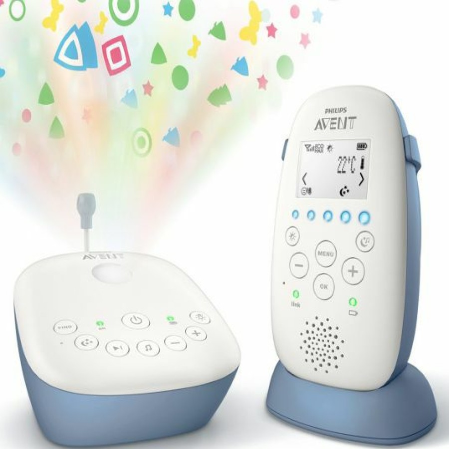 * Philips Avent Babyphone Dect Mit Smart Eco Mode & Projektor Scd735/26