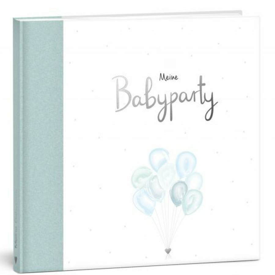 * Mintkind Gastebuch / Babypartybuch Meine Babyparty Blau