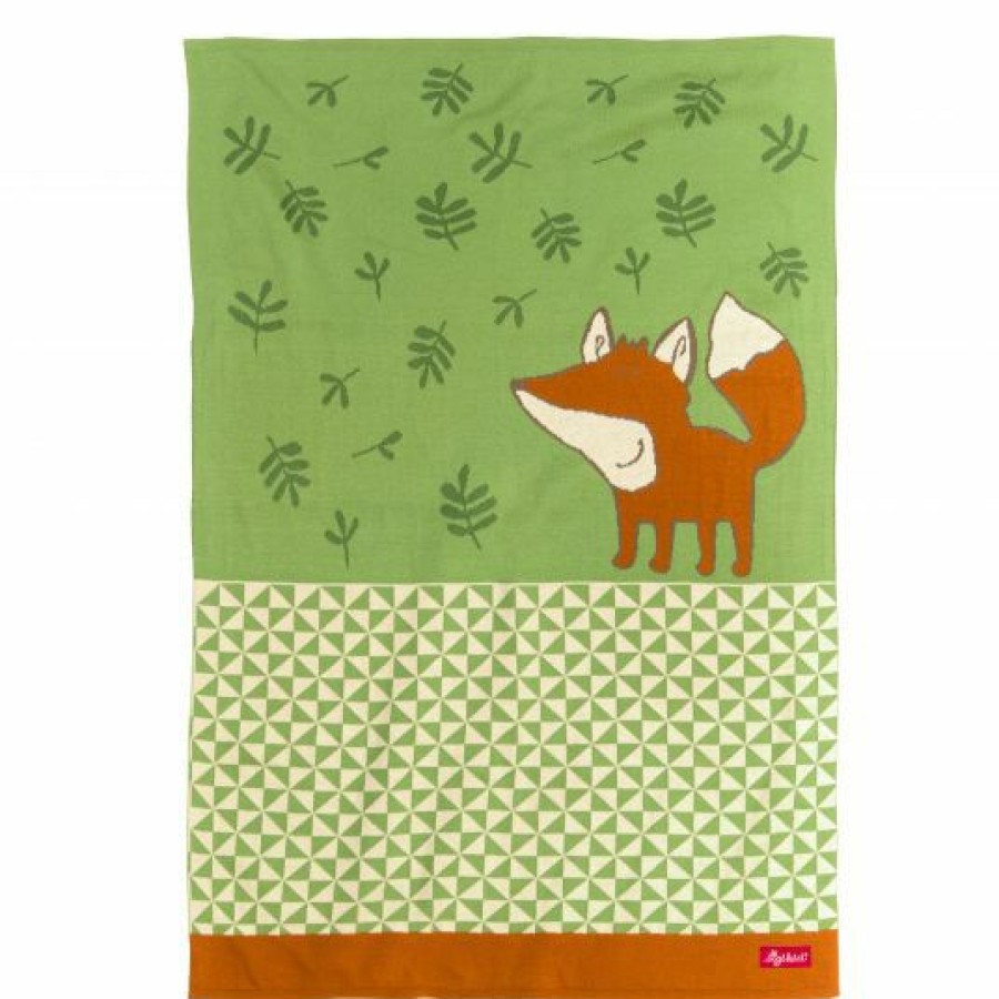 * Sigikid Strickdecke Fuchs 70 X 100 Cm Forest Fox