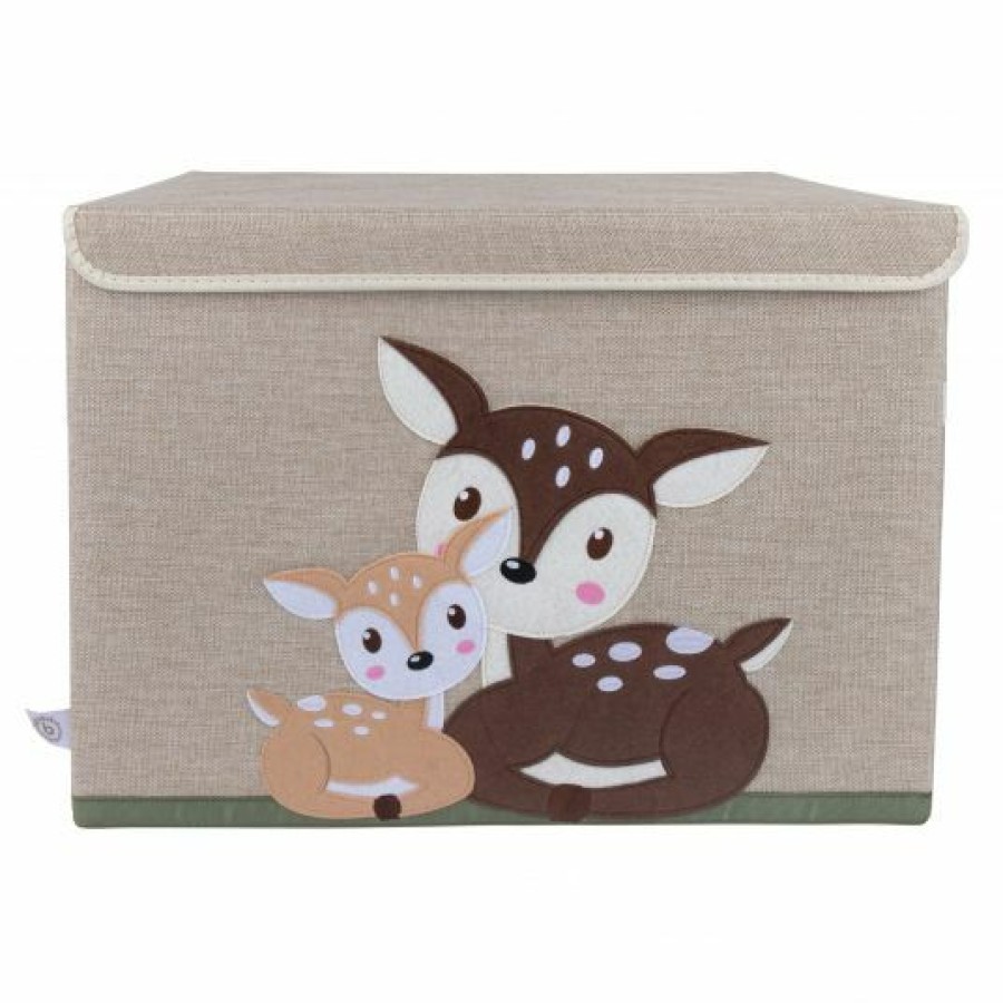 * Bieco Aufbewahrungskiste / Staubox Gros 51 X 36 X 36 Cm Rehe