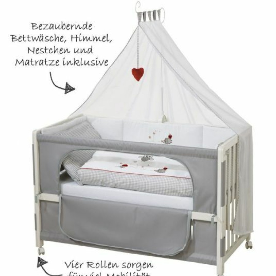 * Roba Room Bed Weis Inkl. Zubehor 60 X 120 Cm Adam & Eule