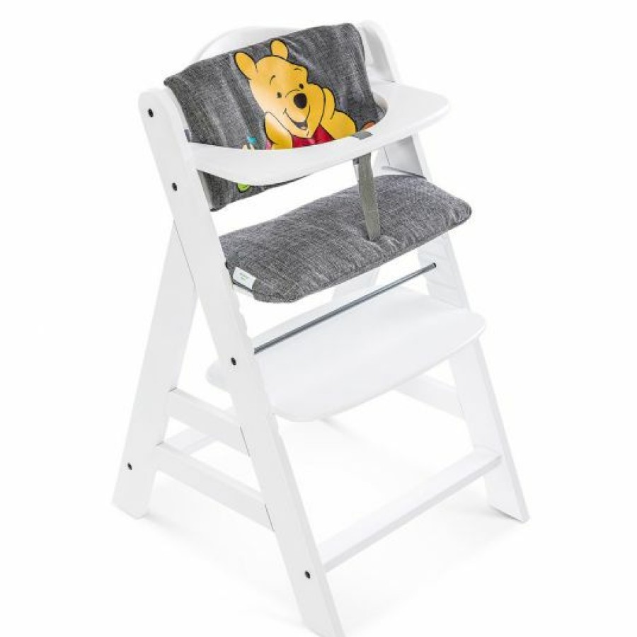 * Hauck Hochstuhlauflage & Sitzverkleinerer Disney Deluxe Winnie Pooh Grey