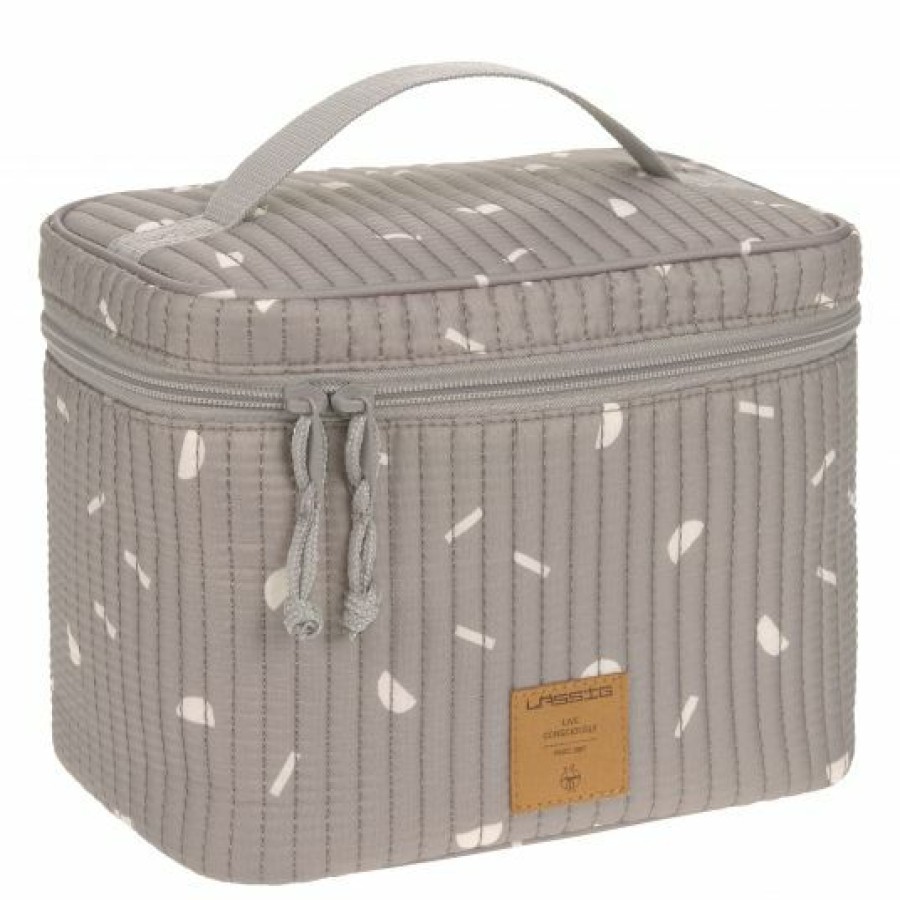 * Lassig Wickeltisch Organizer / Utensilo Nursey Caddy To Go Blocks Taupe