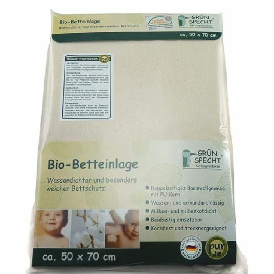 * Grunspecht Bio-Betteinlage Wasserdicht 50 X 70 Cm