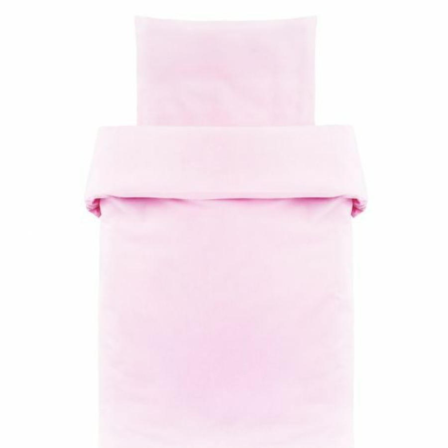 * Makian Bettwasche 80 X 80 Cm Uni Rosa