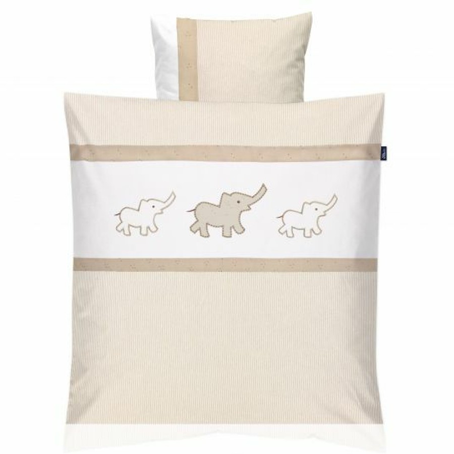 * Alvi Bettwasche Organic Cotton 80 X 80 Cm Olifant