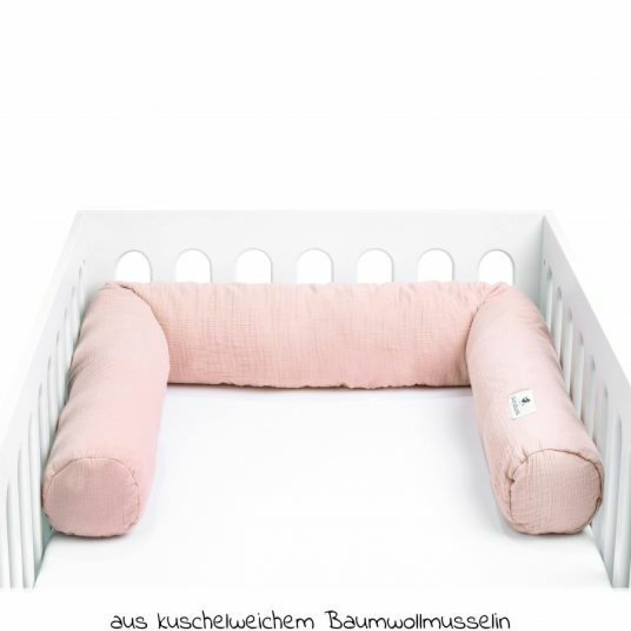 * Julius Zollner Nestchenschlange Musselin 180 Cm Dusty Rose