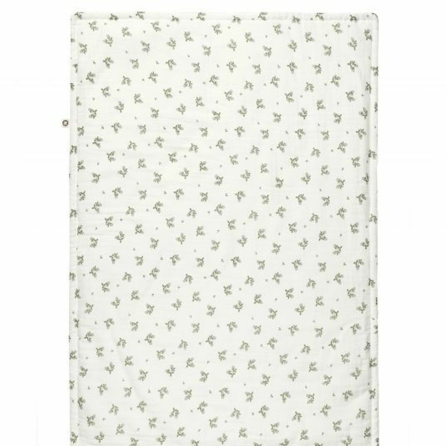 * Noppies Babydecke Mit Wendefunktion Musselin Aus Bio-Baumwolle 75 X 100 Cm Blooming Clover Beetle