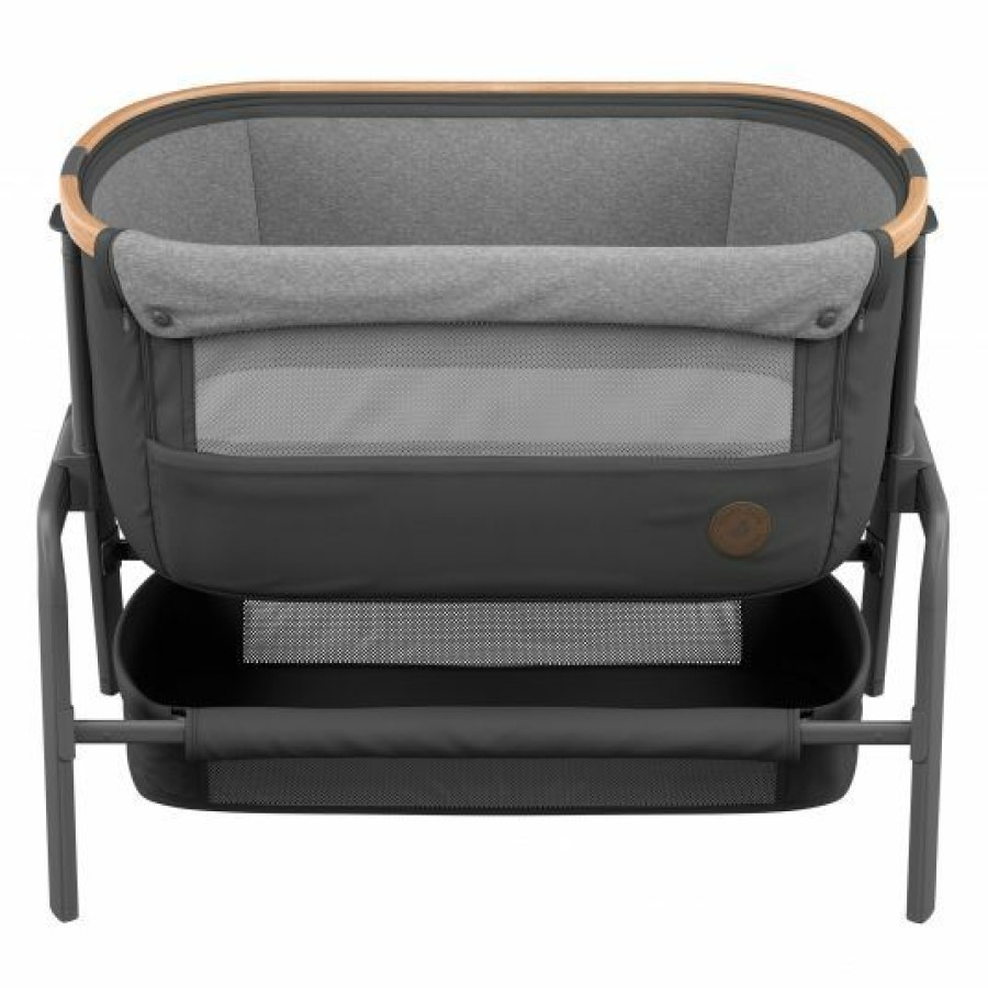 * Maxi-Cosi Beistellbett Iora Klappbar, Inkl. Matratze & Reisetasche Essential Graphite Kollektion 2022