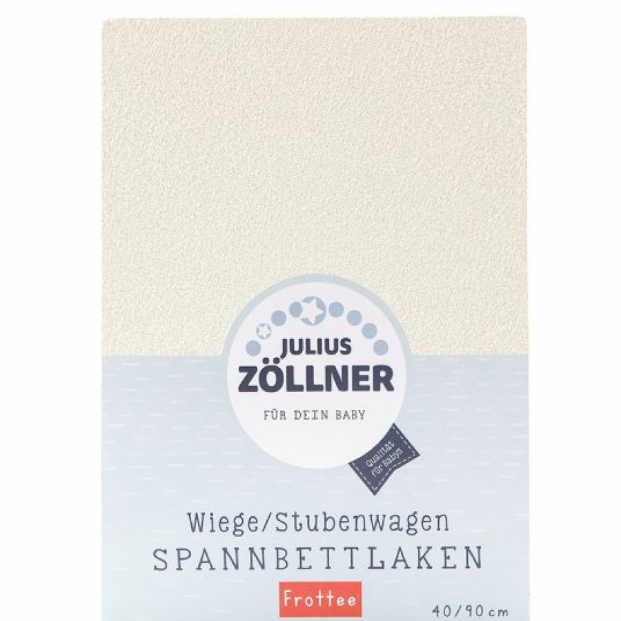 * Julius Zollner Spannbetttuch Frottee Fur Kleine Matratzen 40 X 90 Cm Ecru