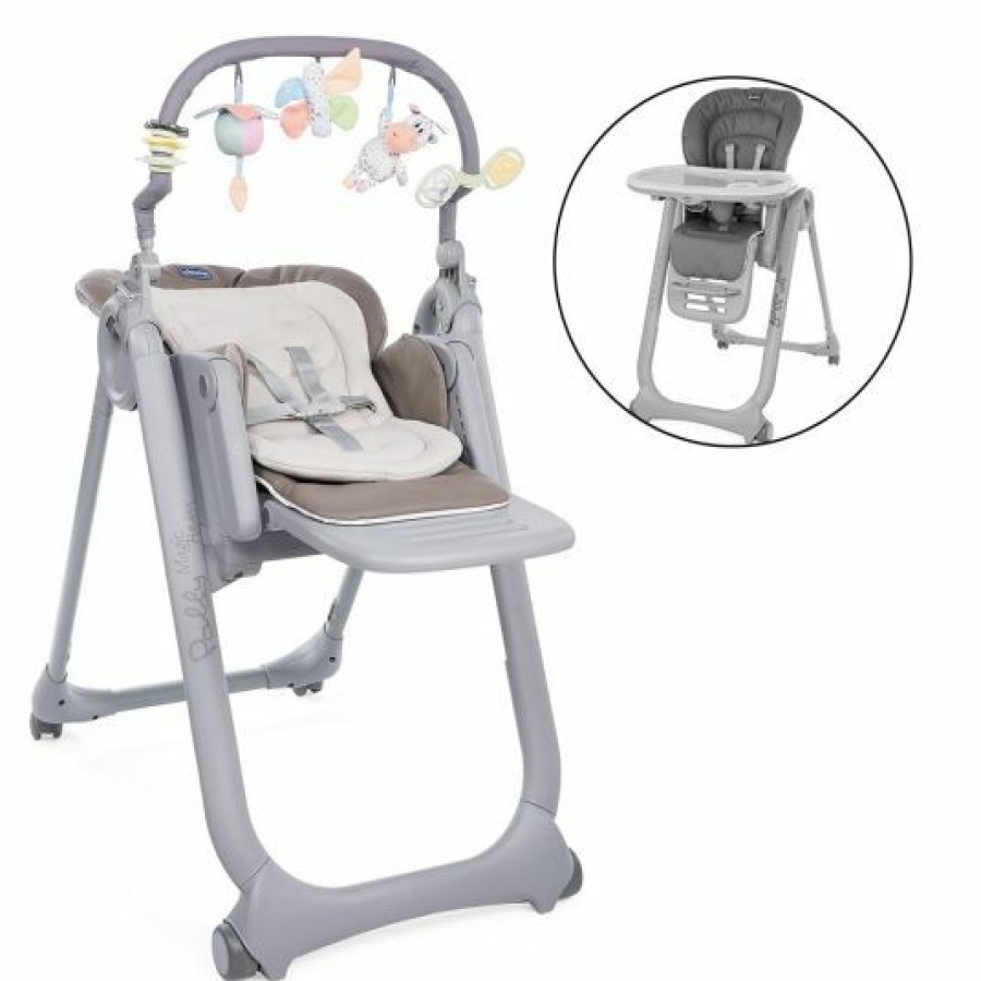 * Chicco Hochstuhl Und Babyliege Polly Magic Relax Cocoa