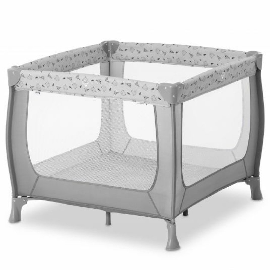 * Hauck Laufgitter Sleep'N Play Sq (90 X 90 Cm) Nordic Grey