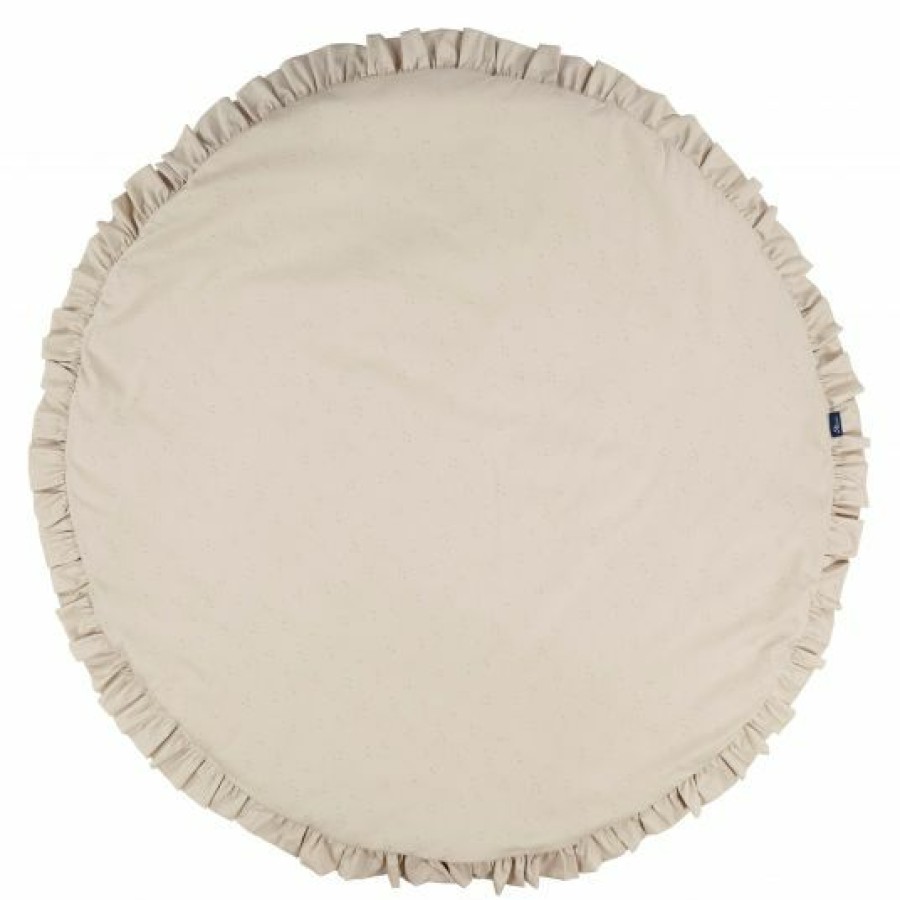 * Alvi Krabbeldecke Rund Organic Cotton 100 Cm Volant