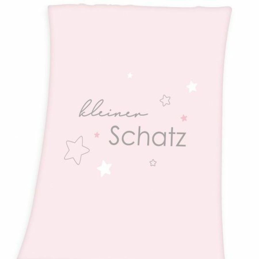 * Baby Best Kuscheldecke 75 X 100 Cm Kleiner Schatz Rosa