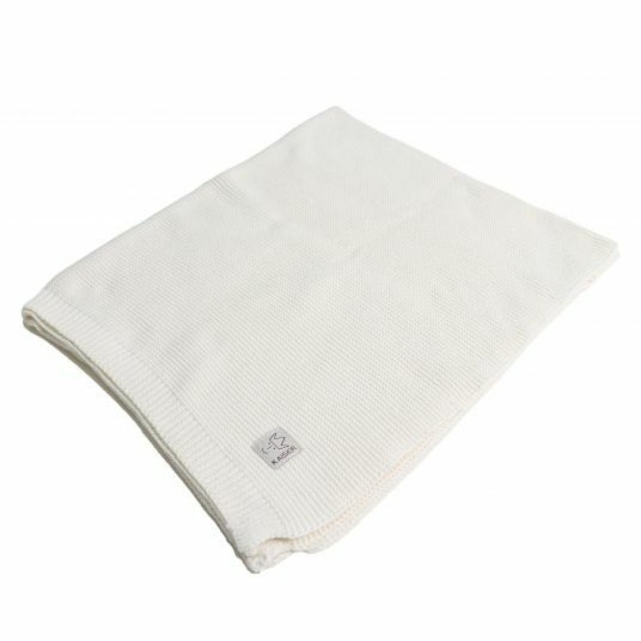 * Kaiser Babydecke Knitt Blanket In Strickoptik 75 X 100 Cm Vanille Ice Kollektion 2022