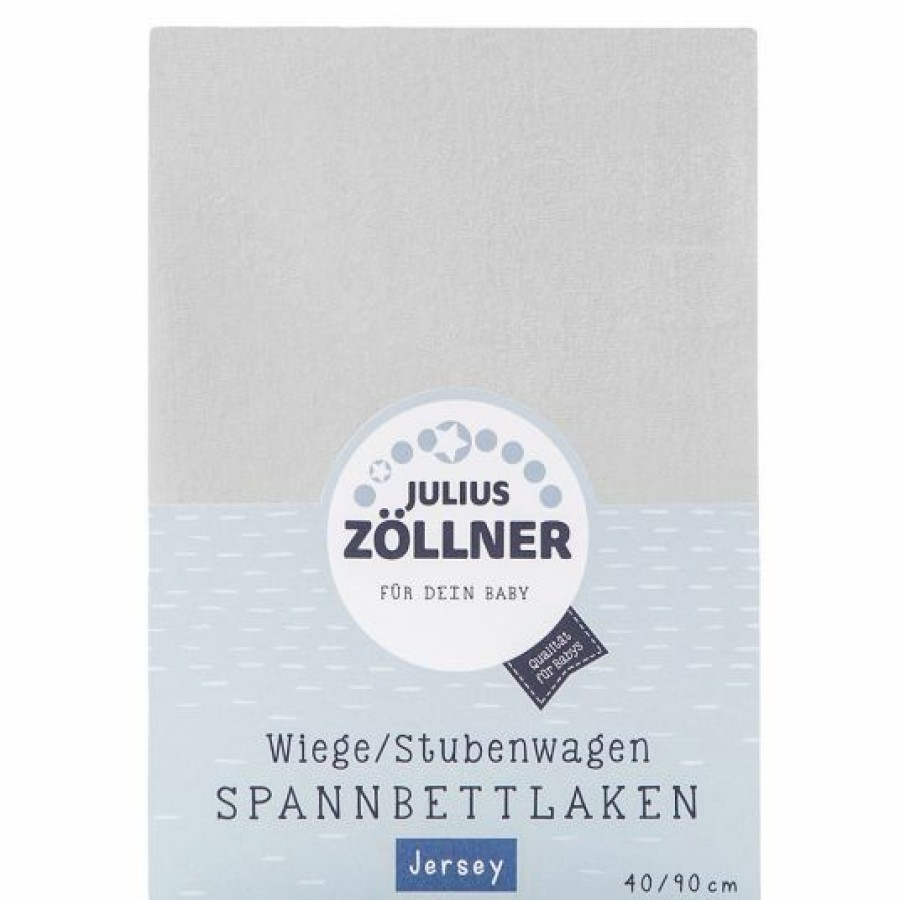 * Julius Zollner Spannbetttuch Fur Kleine Matratzen 40 X 90 Cm Hellgrau