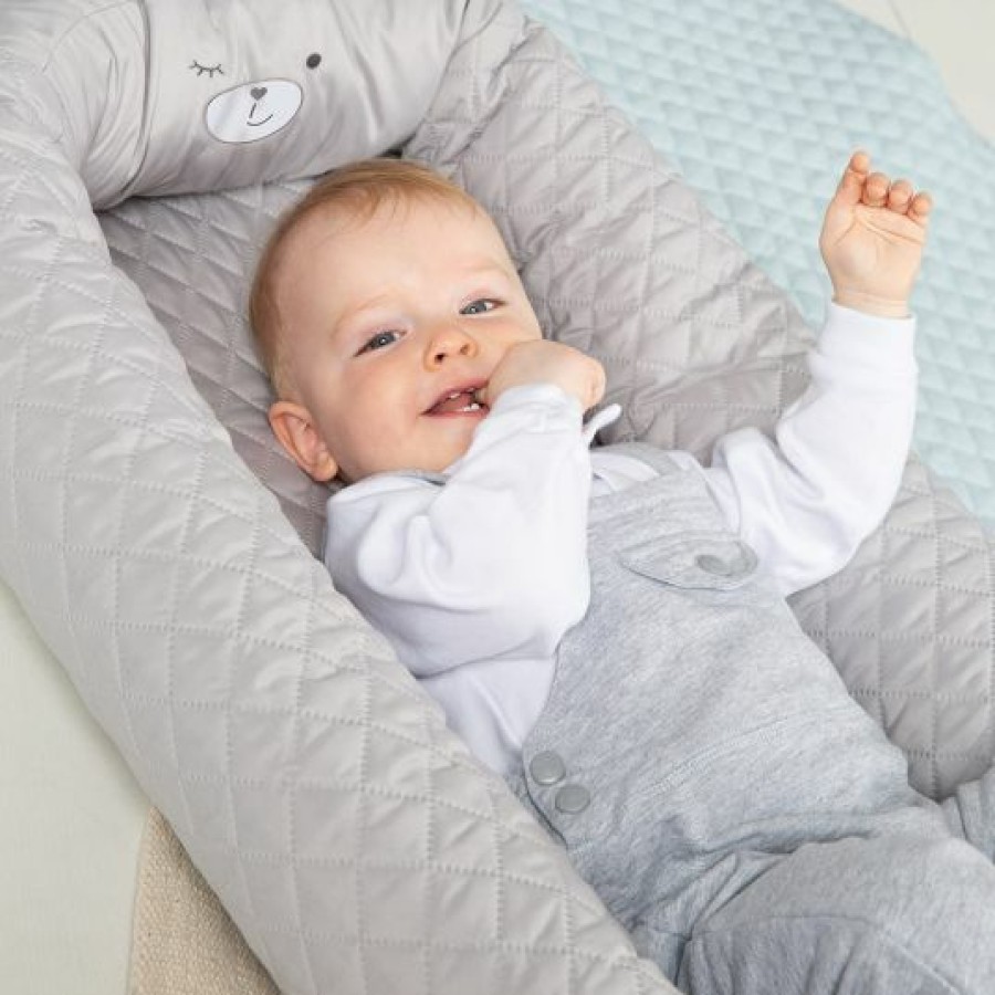 * Roba Kuschelnest Baby-Lounge Roba Style Sammy Silbergrau