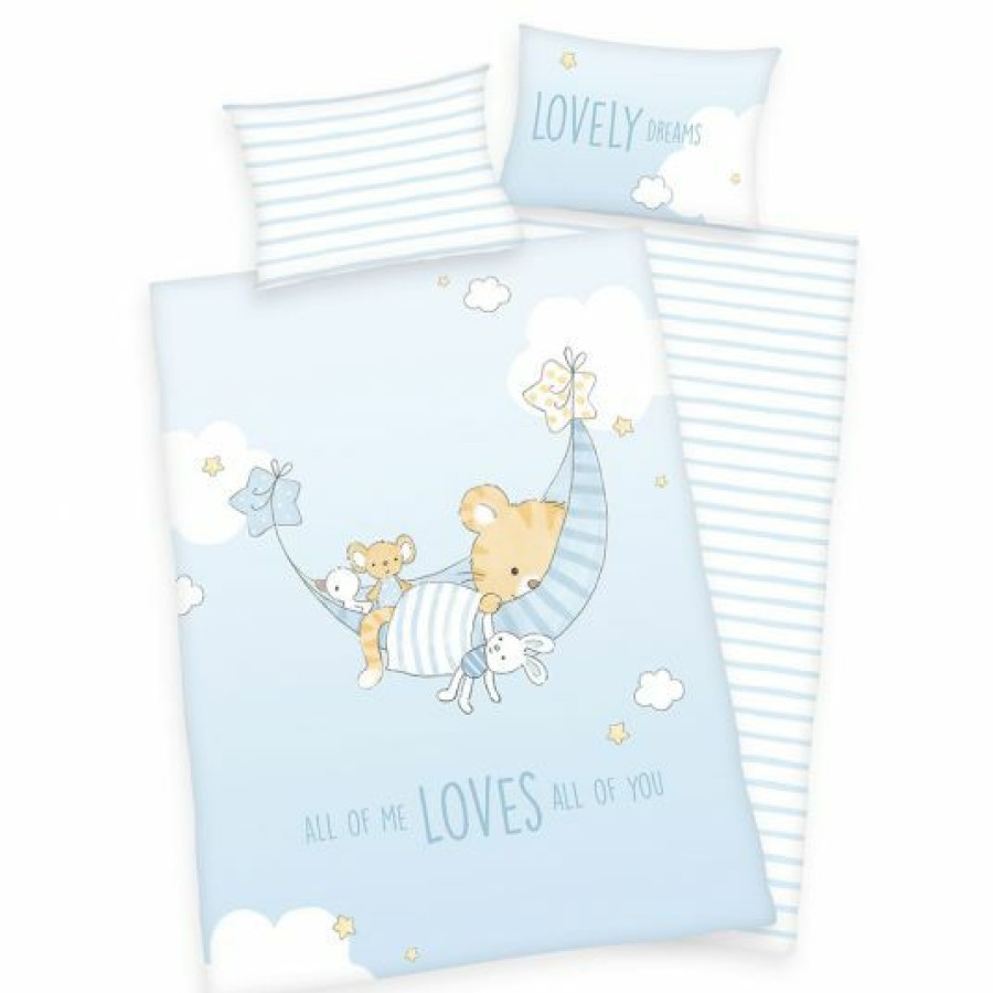 * Baby Best Wende-Bettwasche 100 X 135 Cm Little Tiger