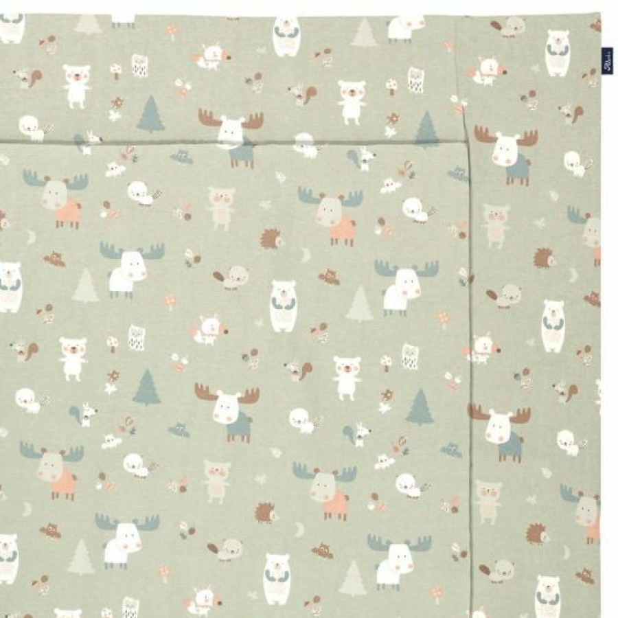 * Alvi Krabbeldecke 100 X 135 Cm Baby Forest