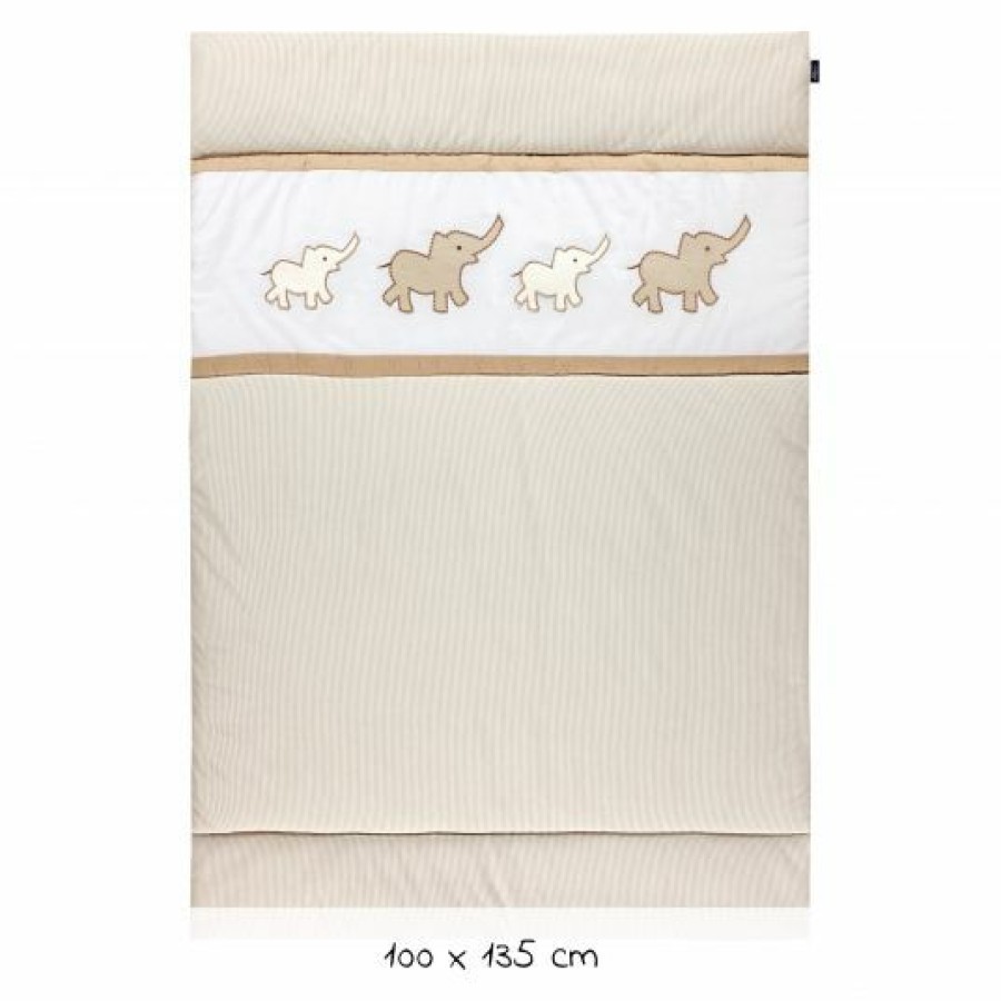 * Alvi Krabbeldecke Organic Cotton 100 X 135 Cm Olifant