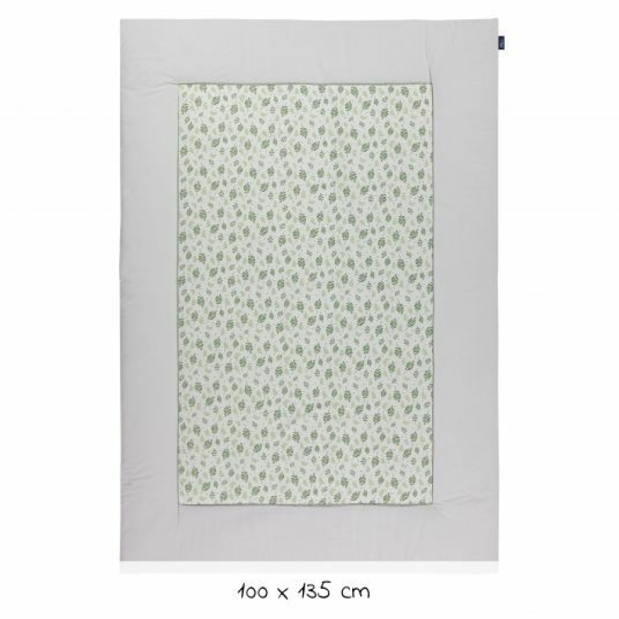 * Alvi Krabbeldecke Organic Cotton 100 X 135 Cm Drifting Leaves