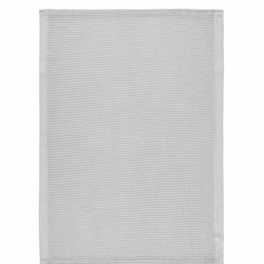 * Alvi Strick-Kuscheldecke Organic Cotton 75 X 100 Cm Pique Grau