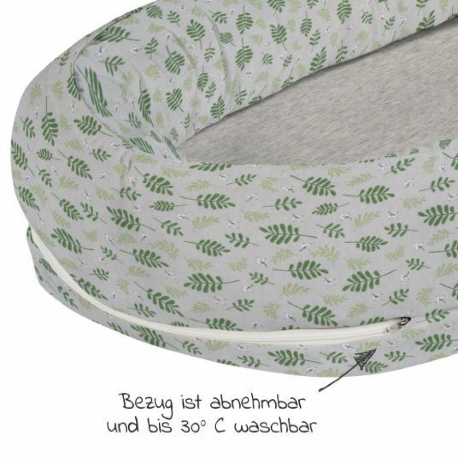 * Alvi Schlummer-Nestchen Organic Cotton Drifting Leaves